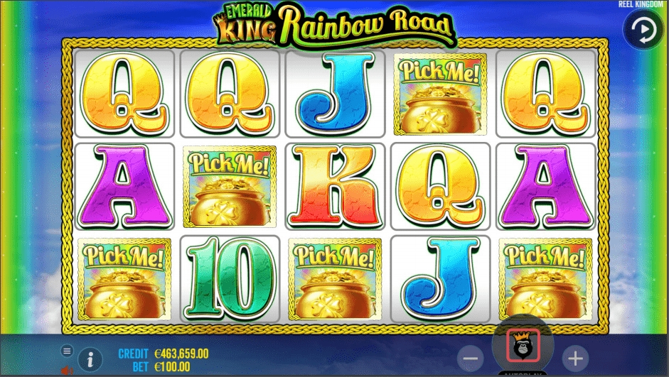 «Emerald King: Rainbow Road» — игровой автомат на официальном сайте казино Вулкан